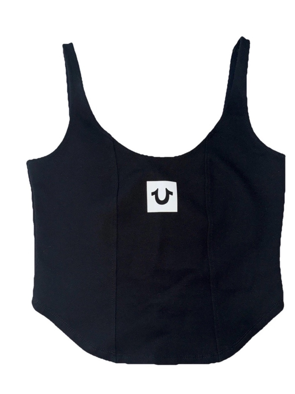 True Religion Black Logo Tank Top small